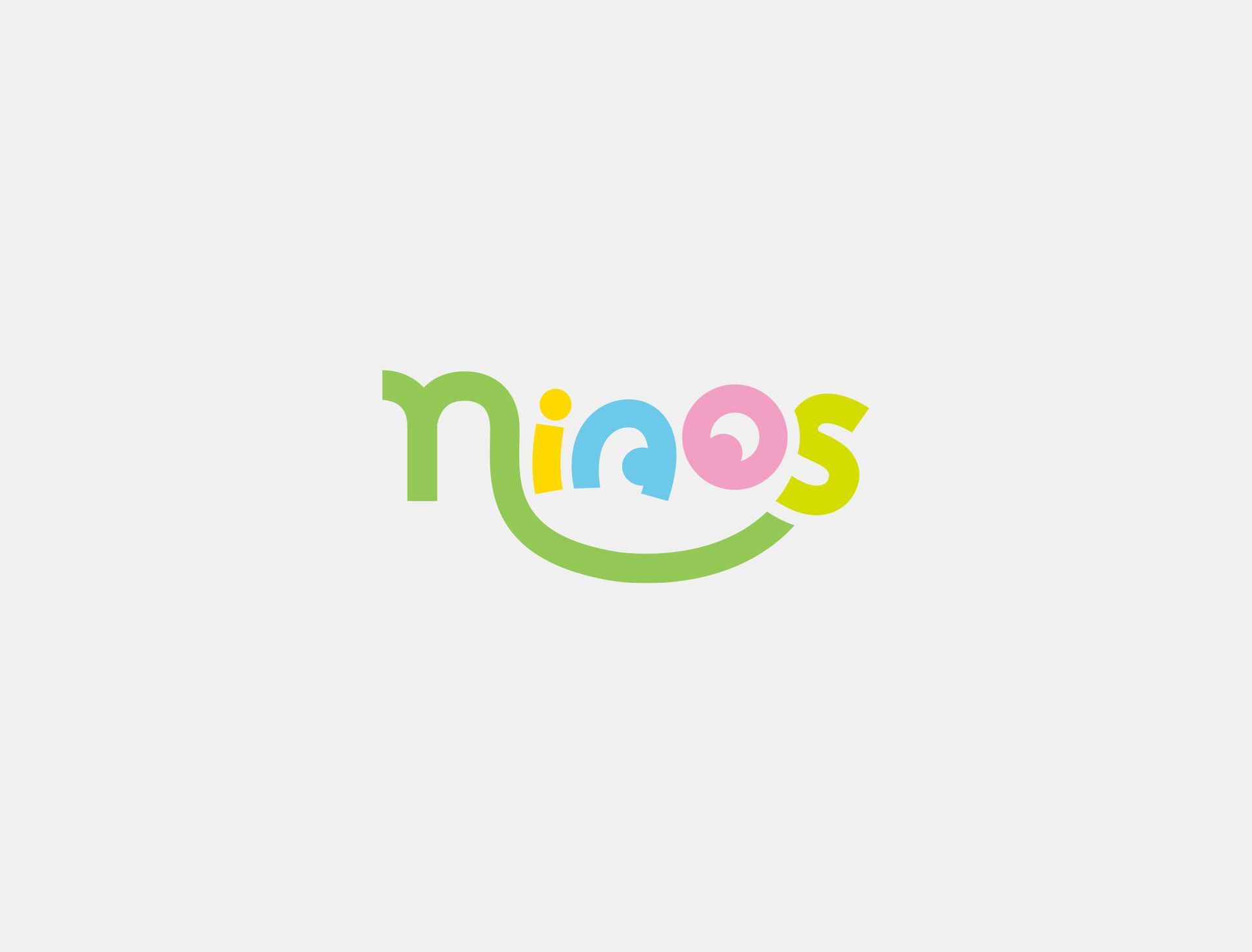 一本設計標誌作品-兒童餅乾Ninos