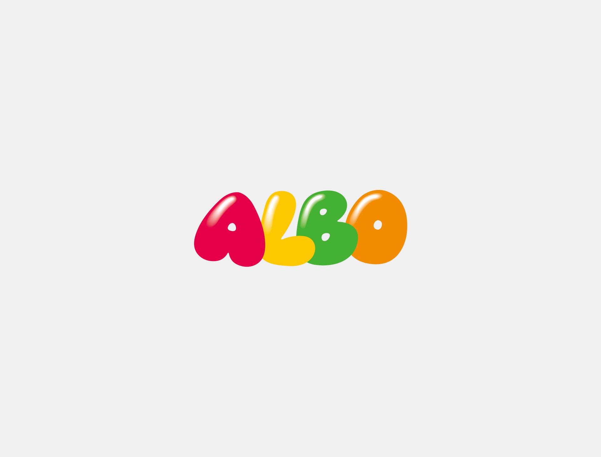 一本設計作品，ALBO標誌設計