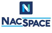 NACSPACE logo with a blue-and-white “N” icon above the wordmark on a white background