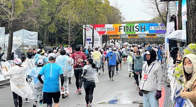 HOPE at Osaka Marathon