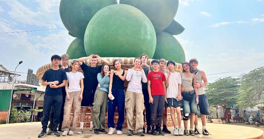 Yokohama International School students supporting HOPE in Cambodia