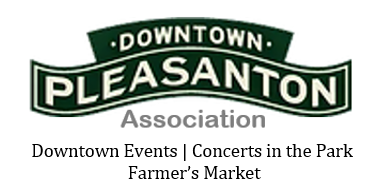 Pleasanton downton town association logo