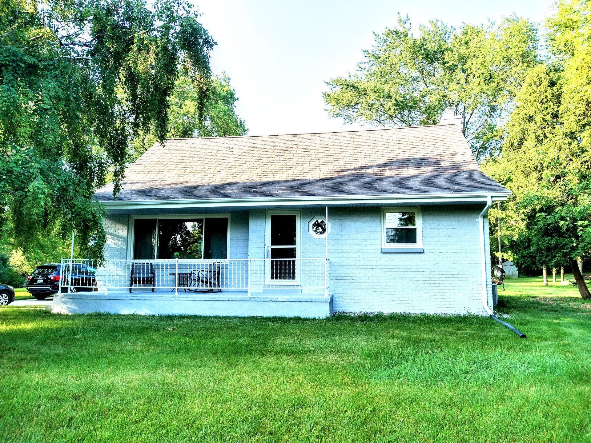 exterior painting after photo