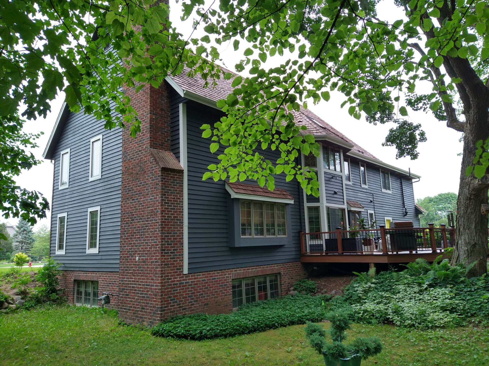 exterior house painting after