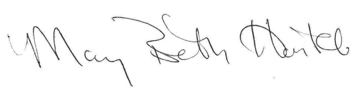 Mary Beth Hartleb signature