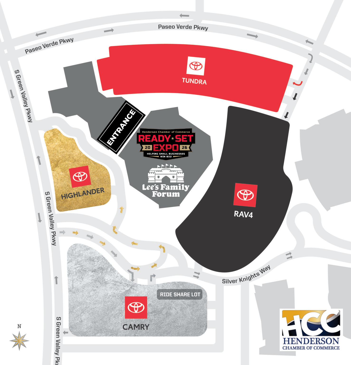 Ready, Set, Expo 2026 Parking Map