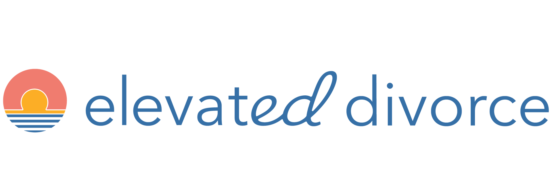 The word elevatedly is written in orange on a white background.