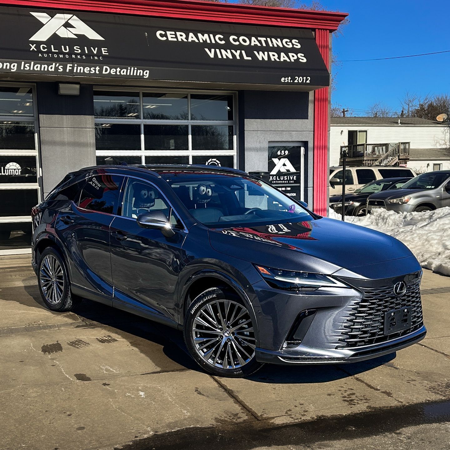 Lexus RX450h ceramic coating with CQUARTZ Finest