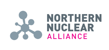 Logo of Northern Nuclear Alliance with a molecule graphic and text.