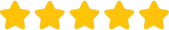 A row of yellow arrows on a white background.