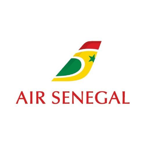 Un logo pour air senegal avec un oiseau dessus