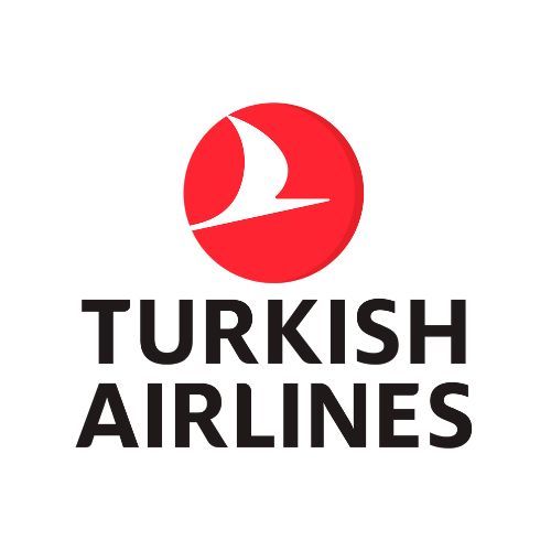 Le logo de Turkish Airlines est un cercle rouge avec un oiseau blanc à l'intérieur.