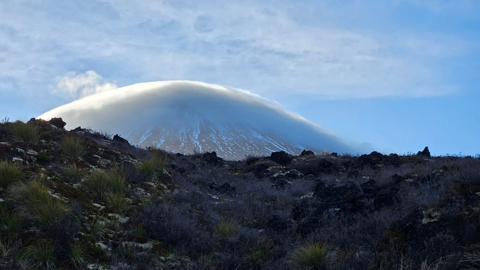 Misty Mt Ngauruhoe