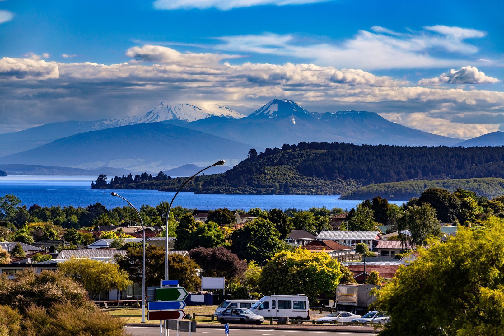 A view of Tongariro from Taupo