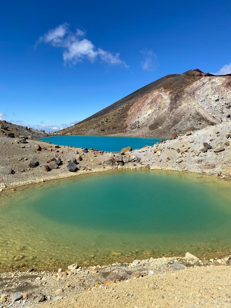 Emerald lakes