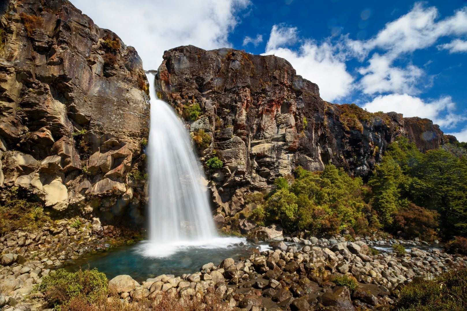 Taranaki Falls in Tongariro National Park
