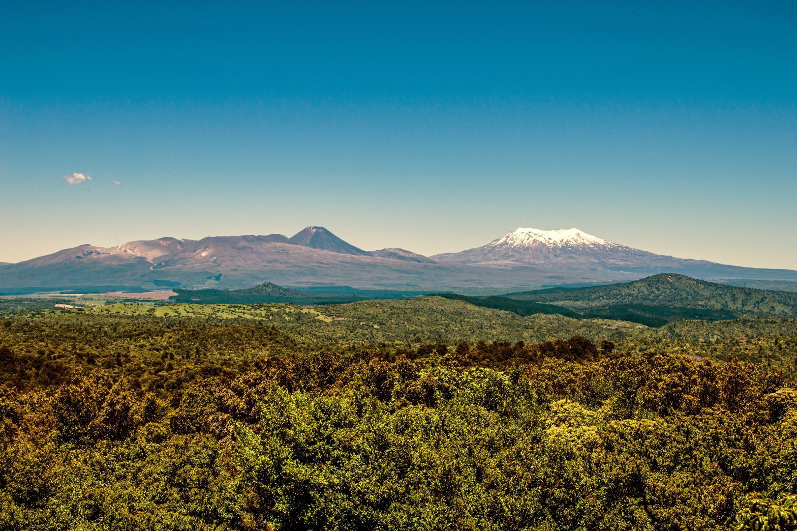 Tongariro National Park is an UNESCO World Heritage site
