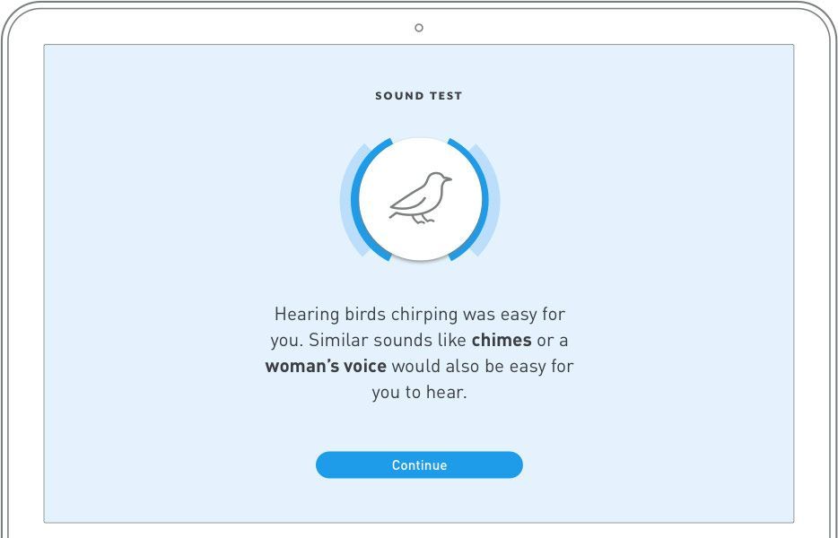 Tablet screen showing a blue onboarding page with a bird icon and a “Get Now” button.
