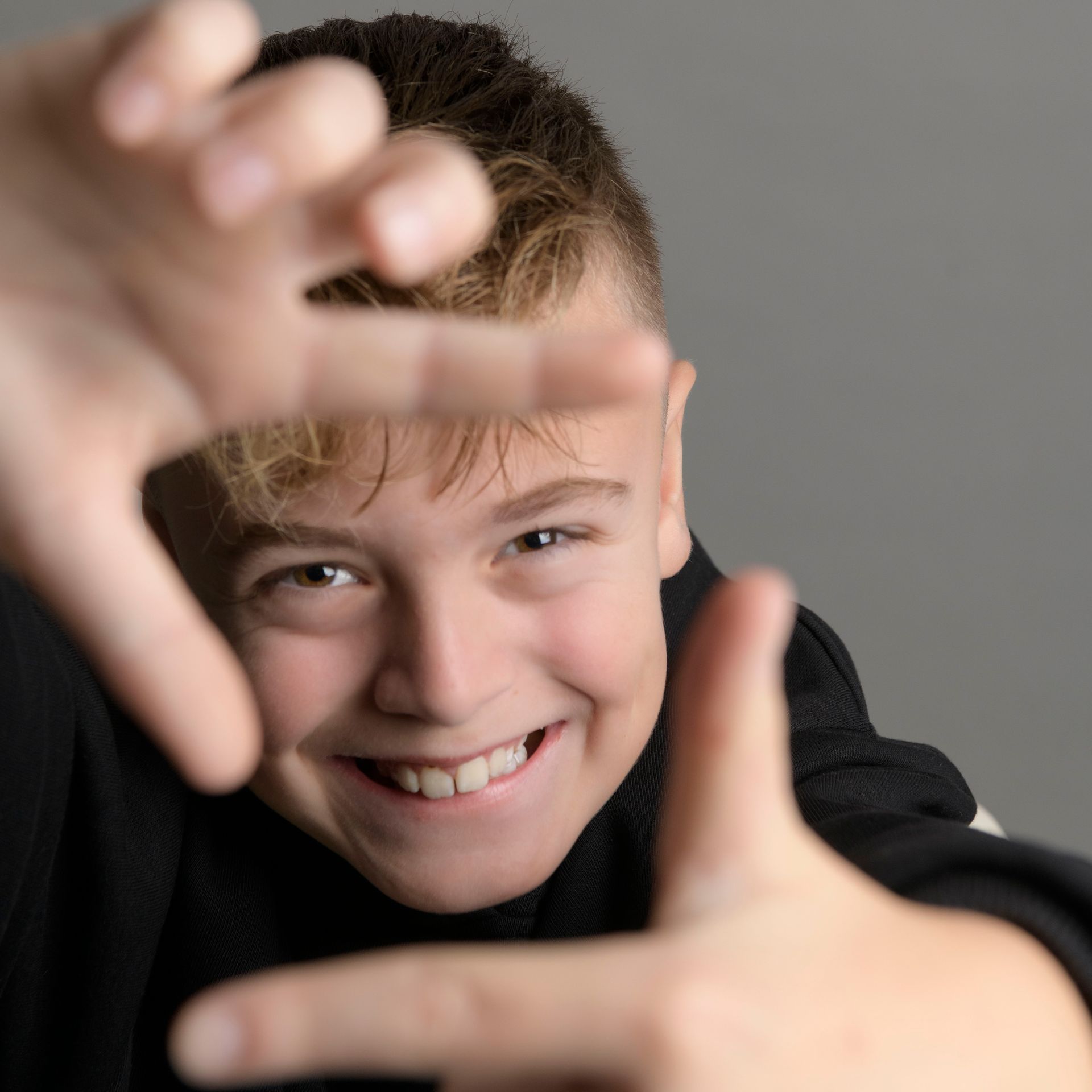 Foto van Moos voor op zijn verjaardagskaart