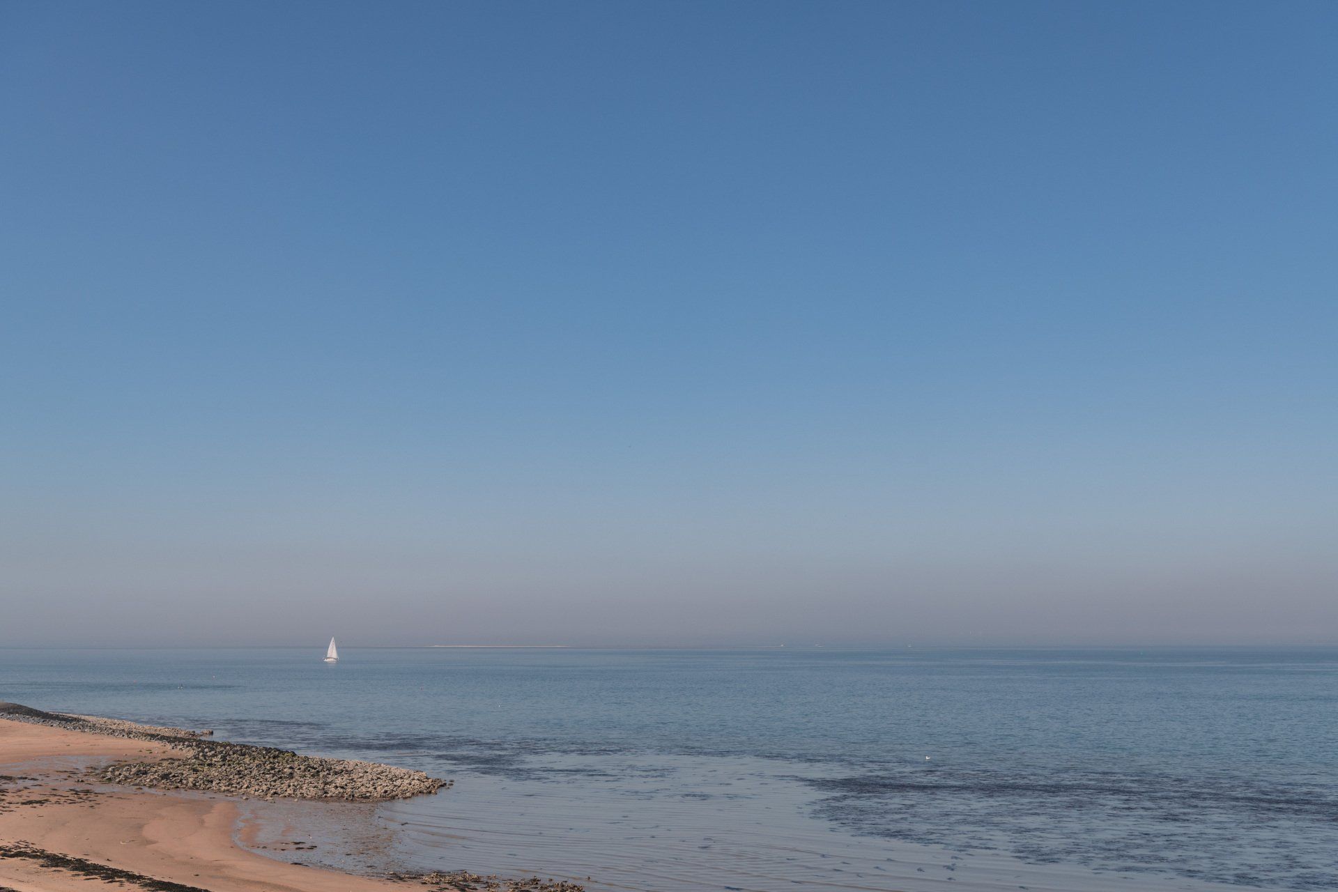 Het derde strandje van Wemeldinge bij laag water