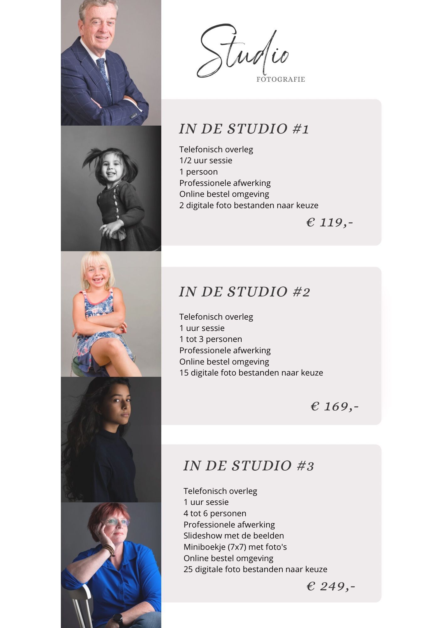 Tarieven fotografie 