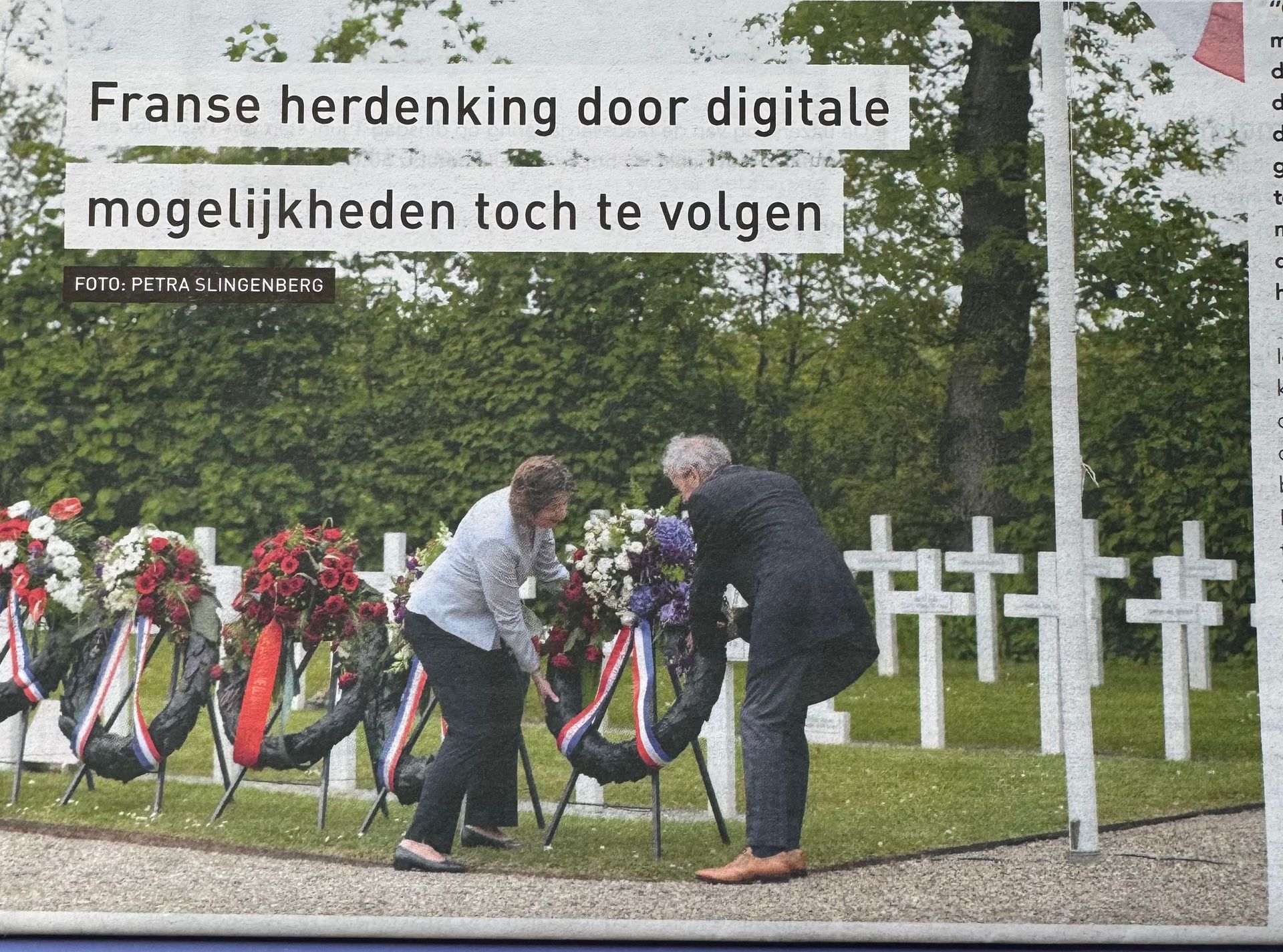 Publicatie met foto gemaakt door Petra - Franse herdenking