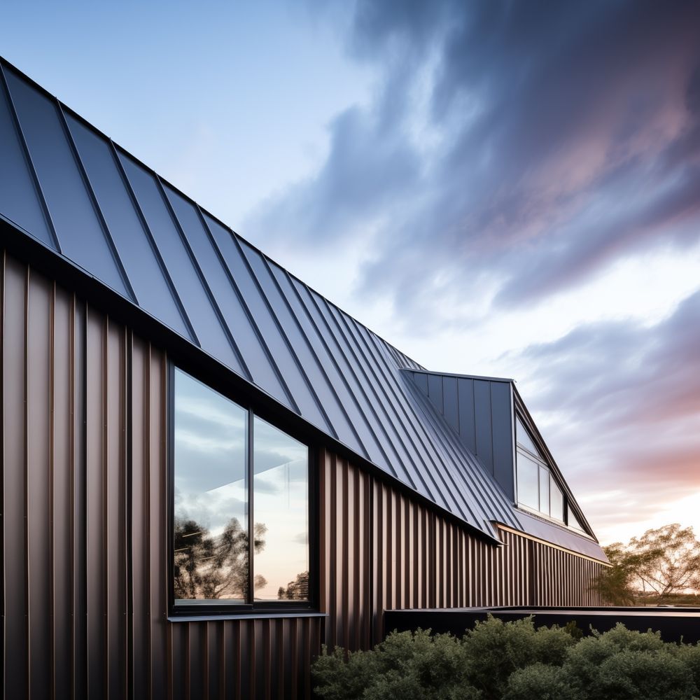 Modern House With Dark Metal Siding — JLH Plumbing, Gas & Roofing in South Nowra, NSW