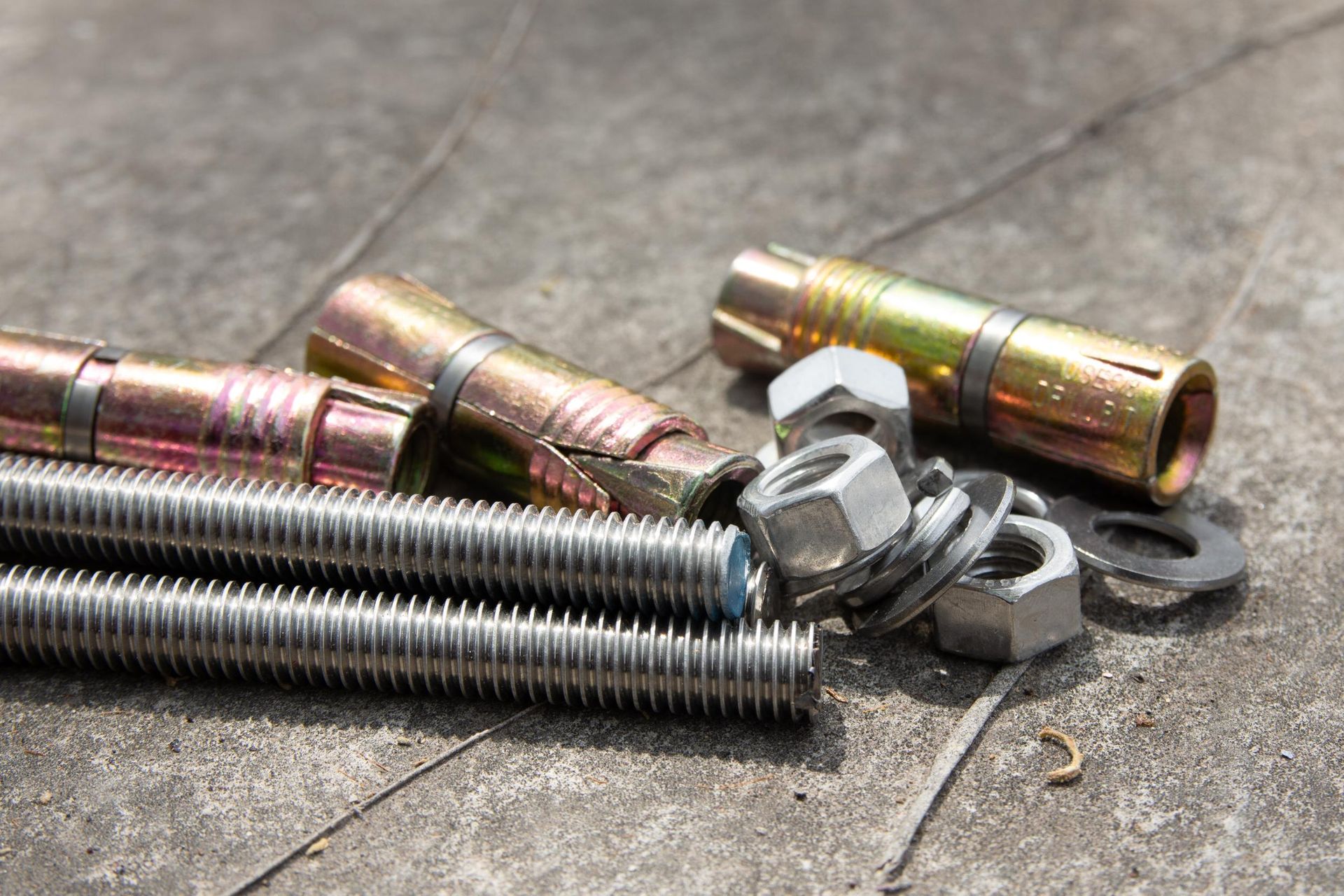 A Bunch of Nuts and Bolts Are on the Ground — Fullerton's Plumbing Manufacture In Woree, QLD