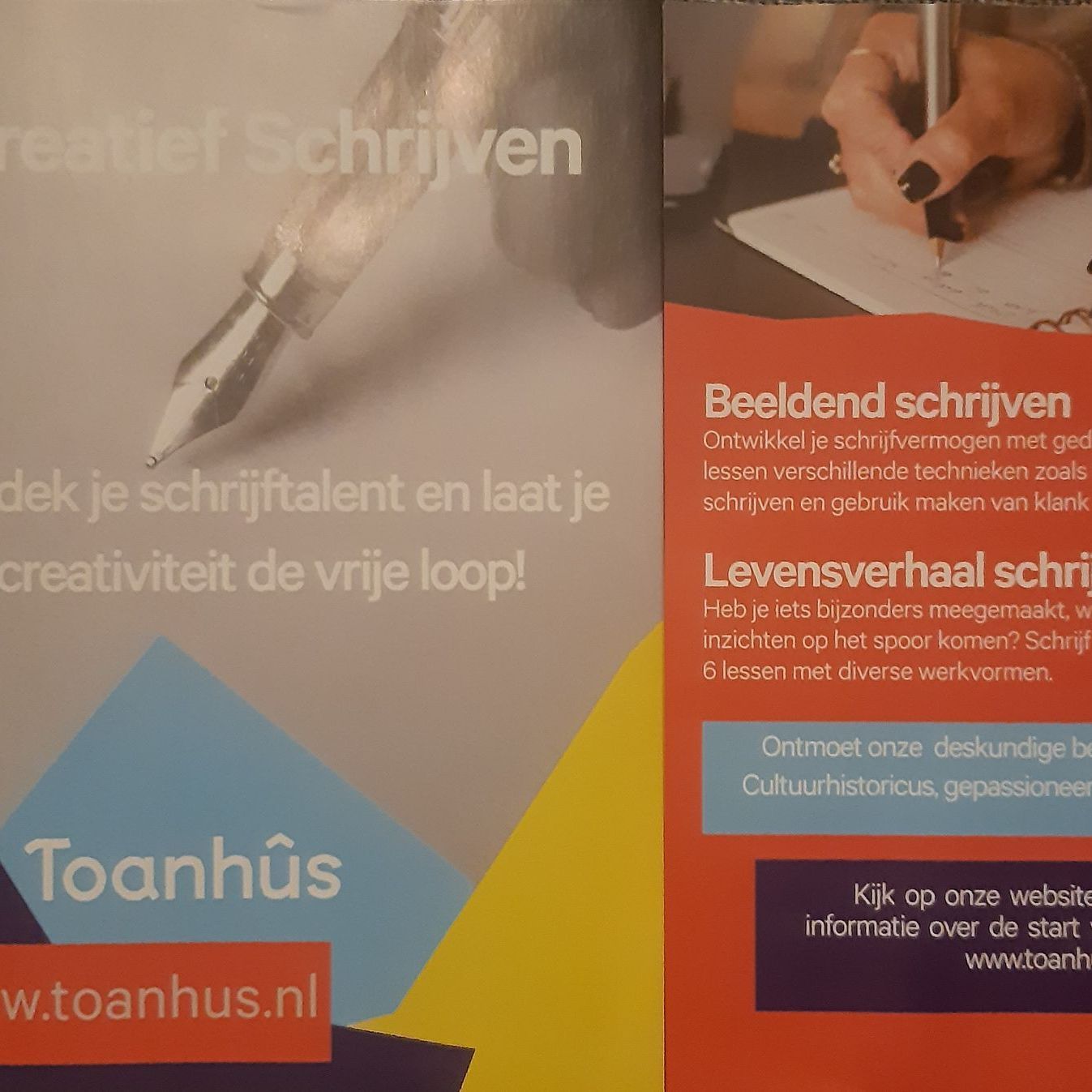 Cursus beeldend schrijven