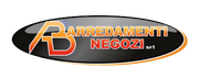 Barredamenti Negozi srl logo with orange text on a black oval background