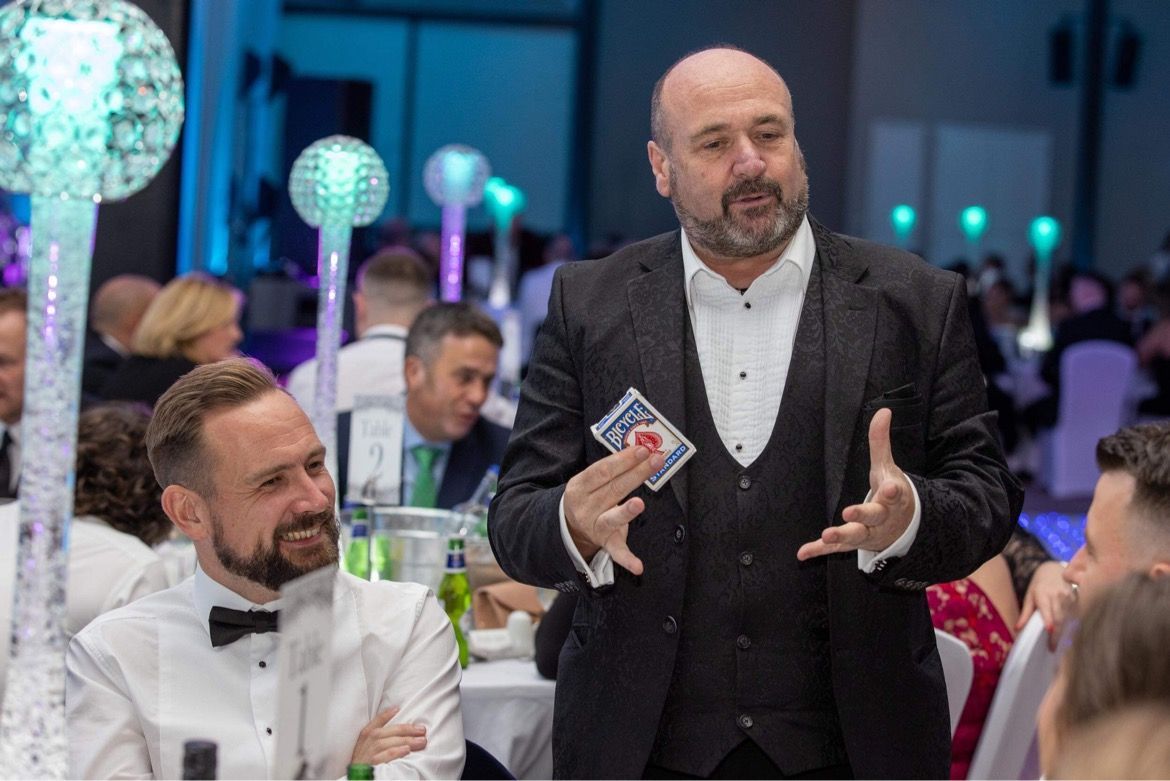 Unique sleight of hand Magic, performed by the best magician in the Lake District.
