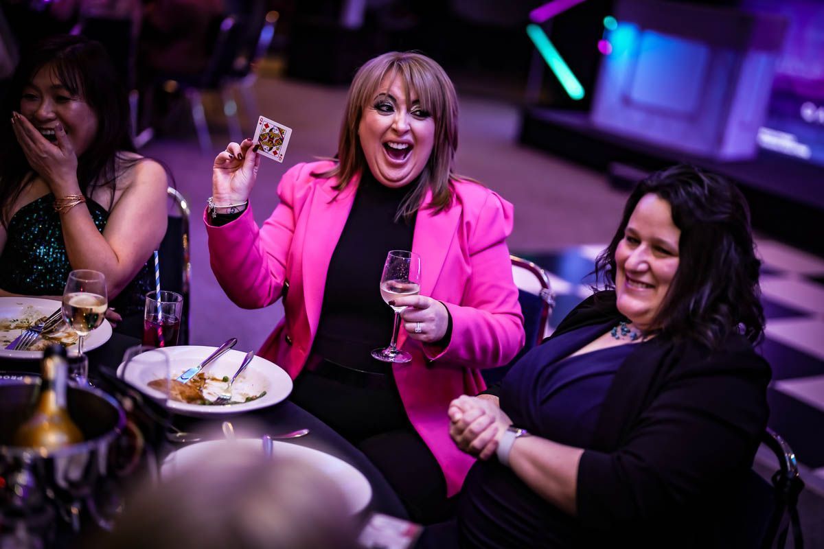 Modern Magician Paul Roberts at a private function in Shrewsbury