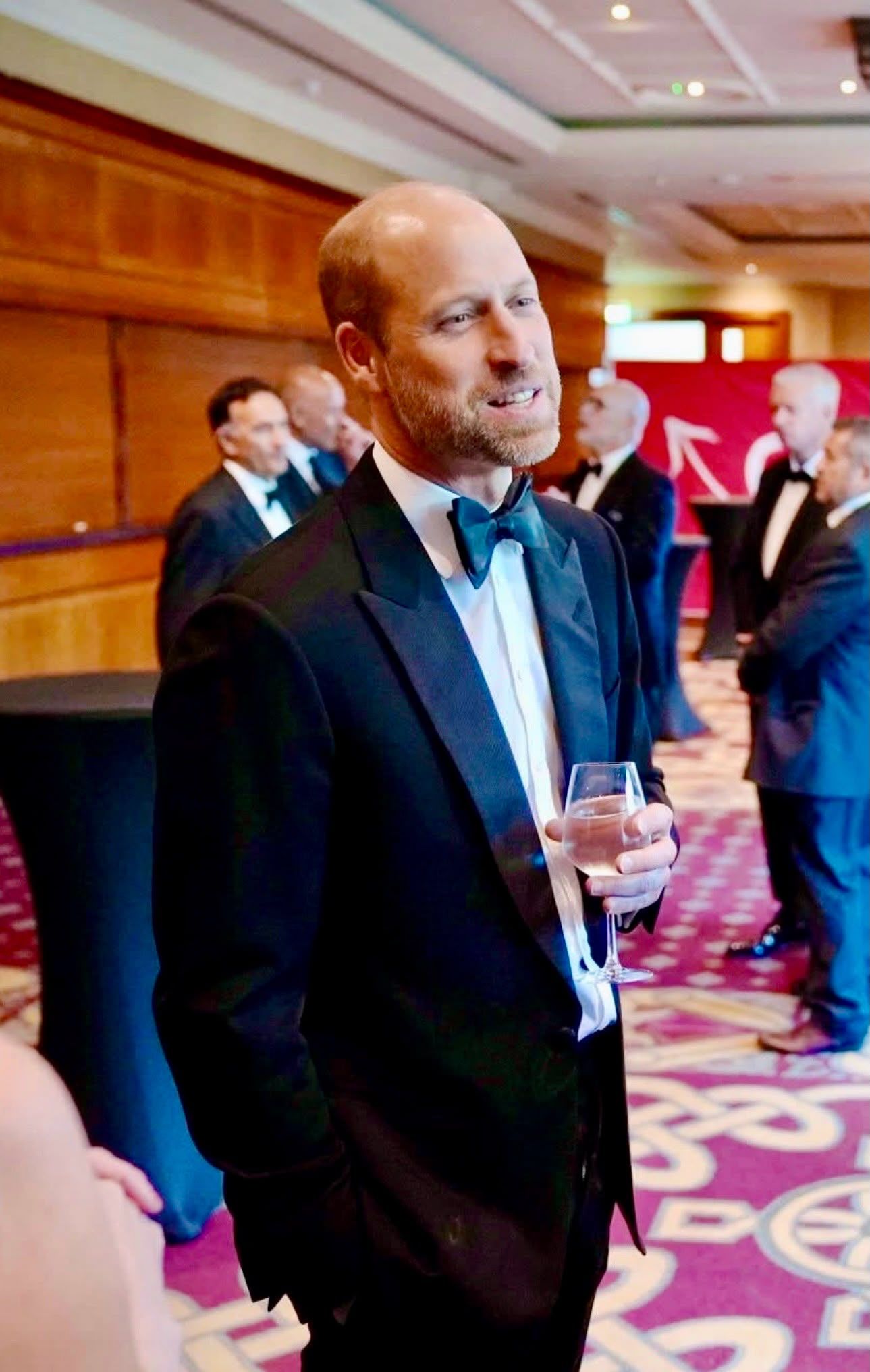 Celtic Manor Magician Paul Roberts performing alongside Prince William
