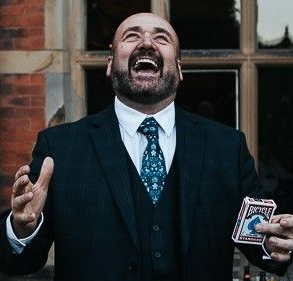 Comedy magic with Paul Roberts at Crewe Hall.