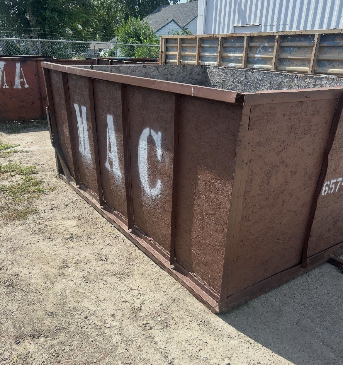 Green Dumpster Container - Omaha, NE - Mac Containers Inc.