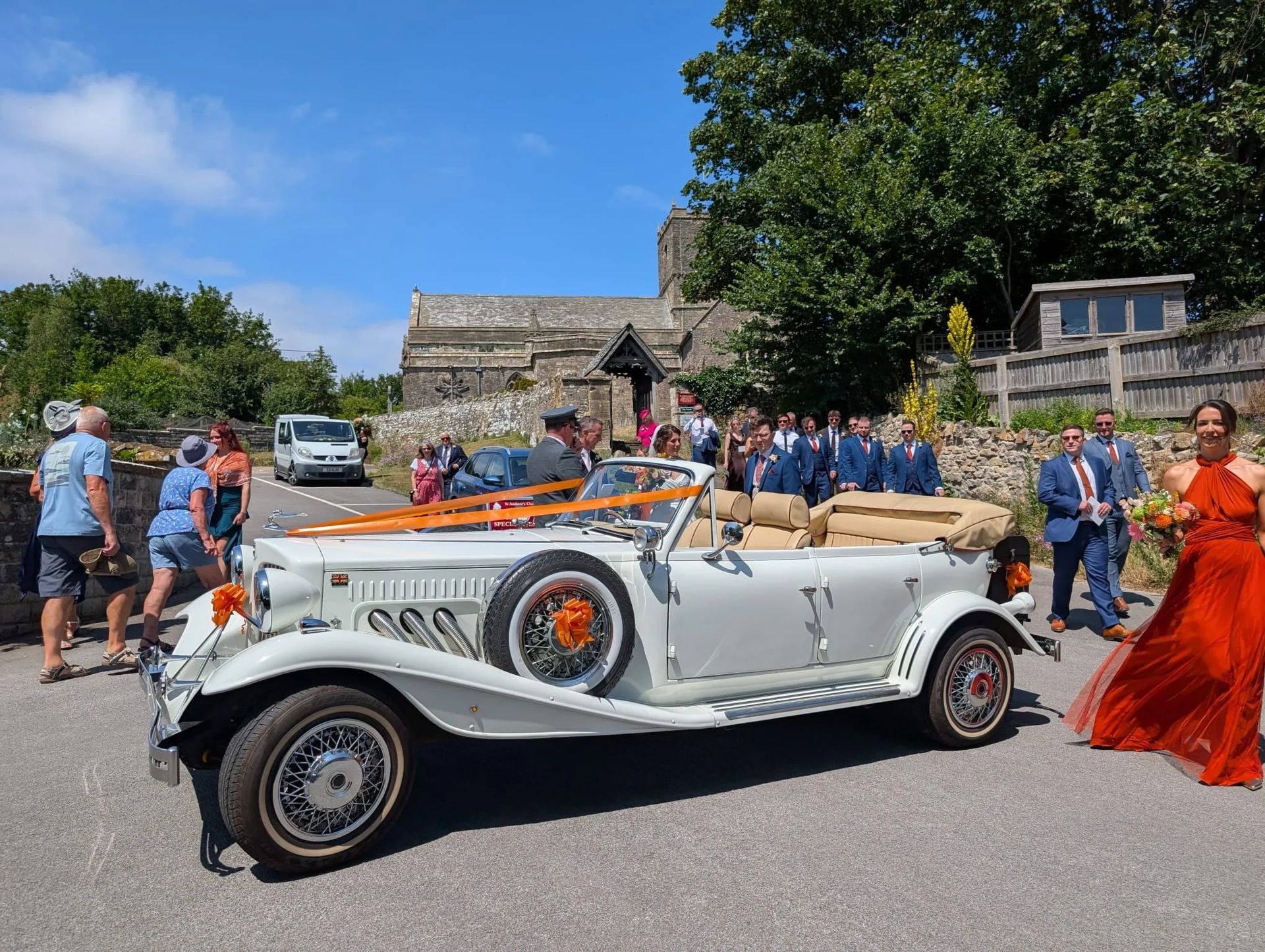 Wedding Car at Church