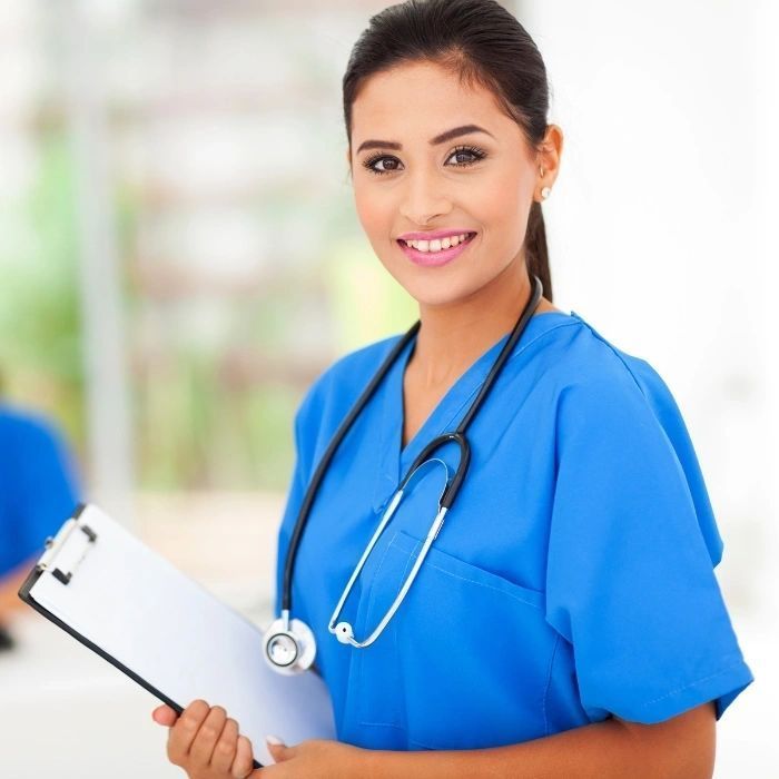 doctor with paper