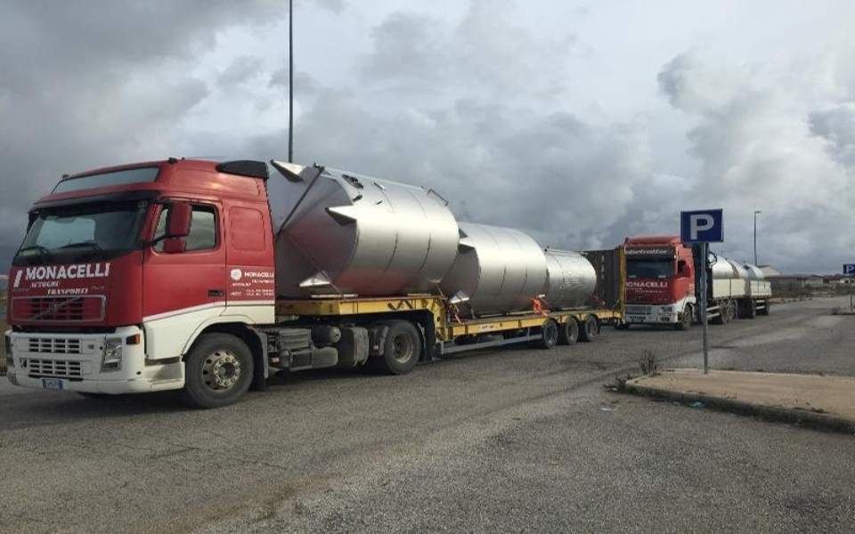 trasporto di silos