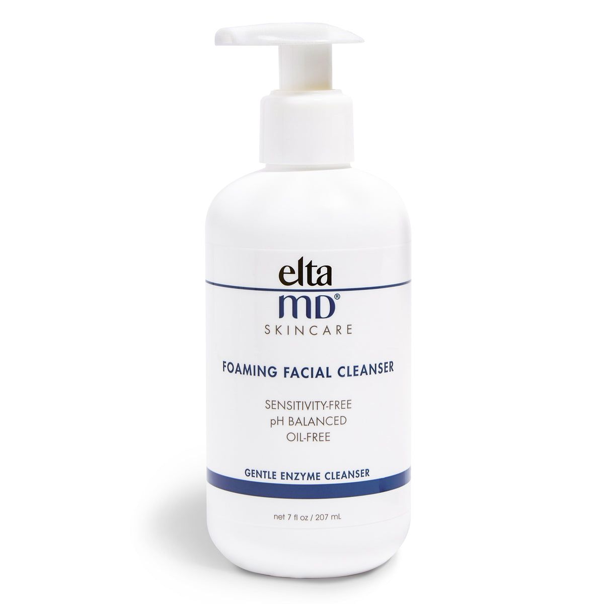 A bottle of elta md skincare foaming facial cleanser