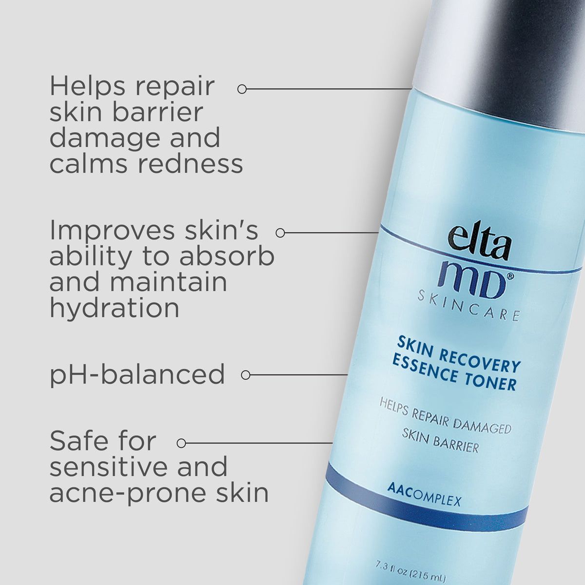 A bottle of elta md skin recovery essence toner