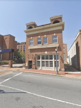 A google street view of a brick building