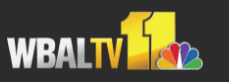 A logo for wbal tv 1 with a nbc logo
