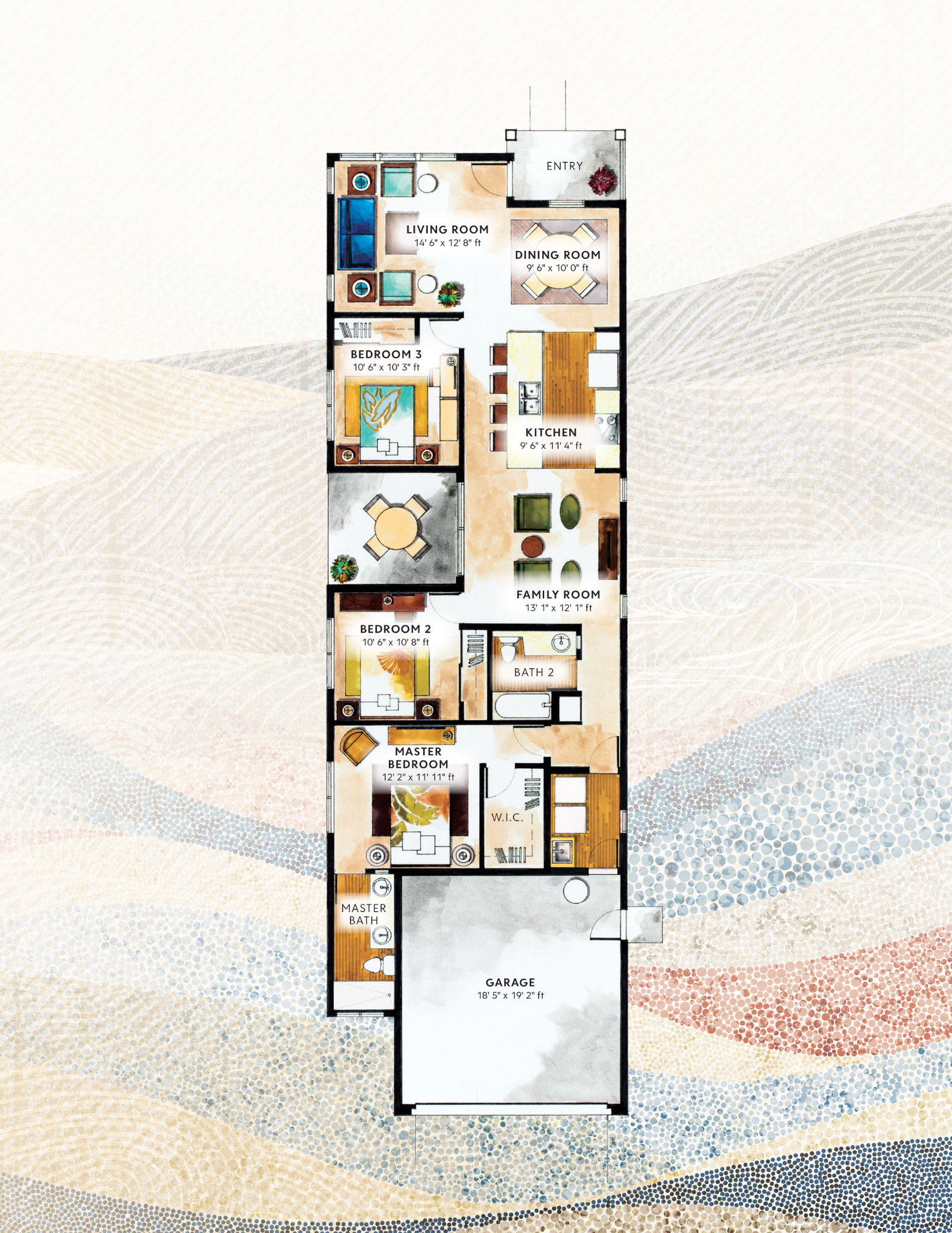 Plan 1 | Homes Kailua-Kona, HI | Cottages on Ali'i Drive