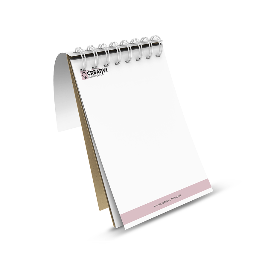 stampa block notes creativi su misura agenzia di comunicazione frosinone