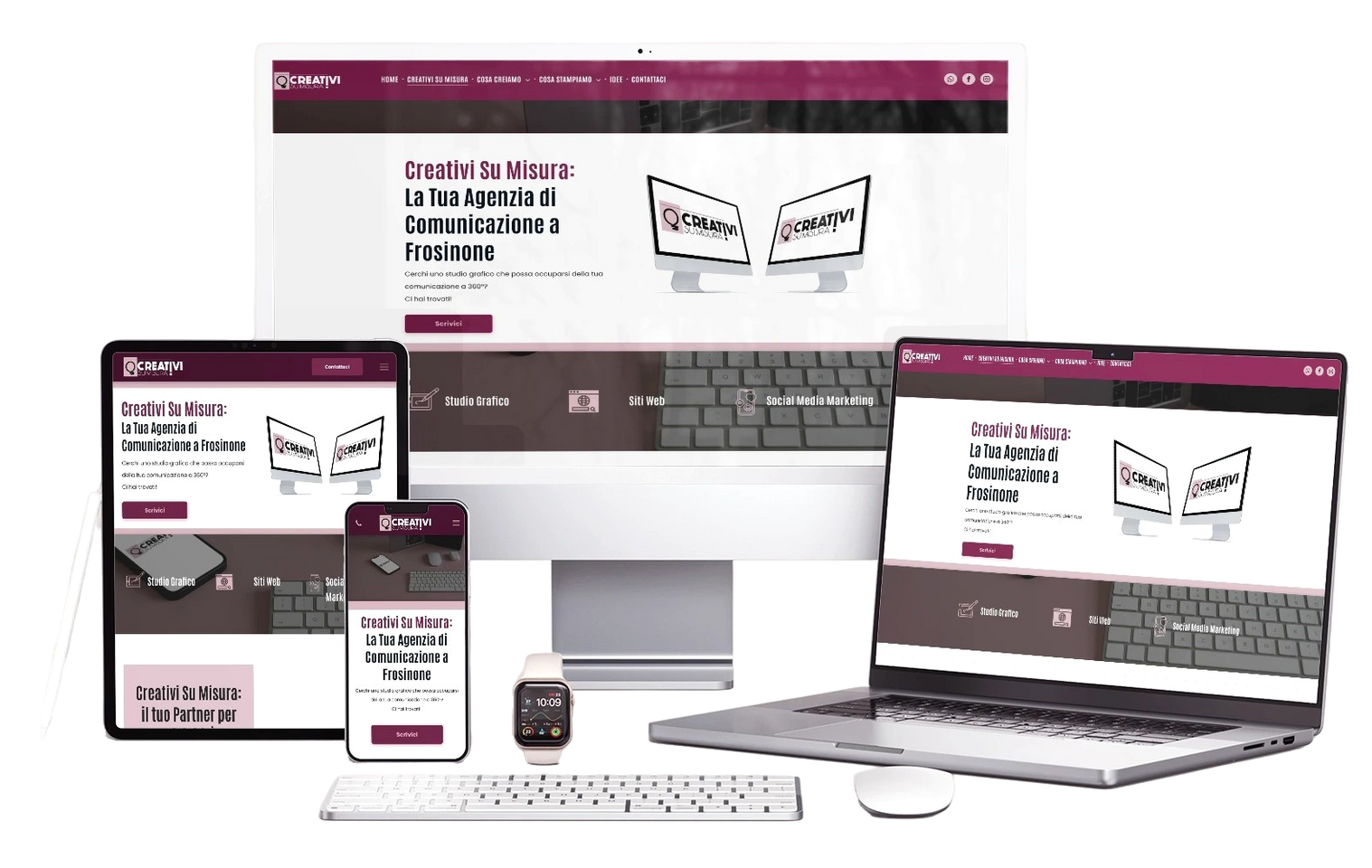 creativi su misura brand identity siti internet seo local agenzia di comunicazione frosinone