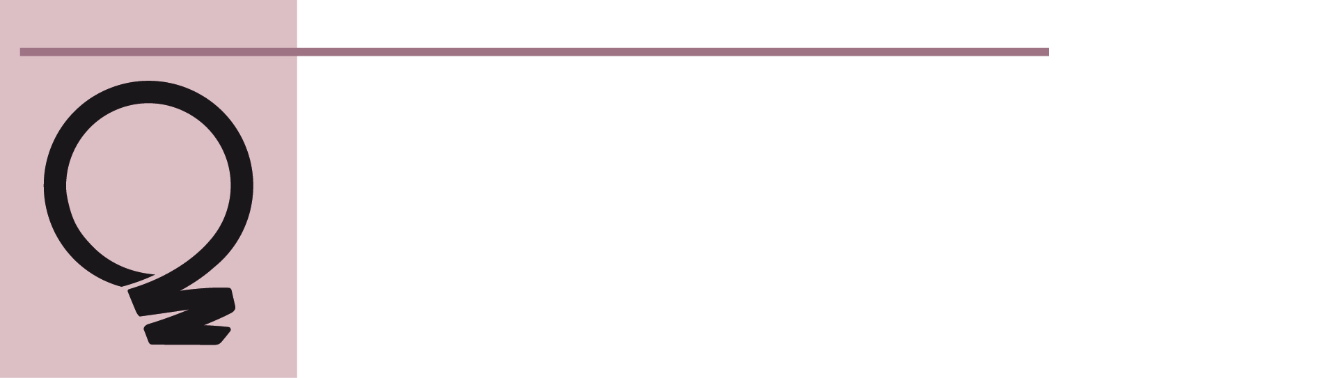 creativi su misura logo orizzontale bianco