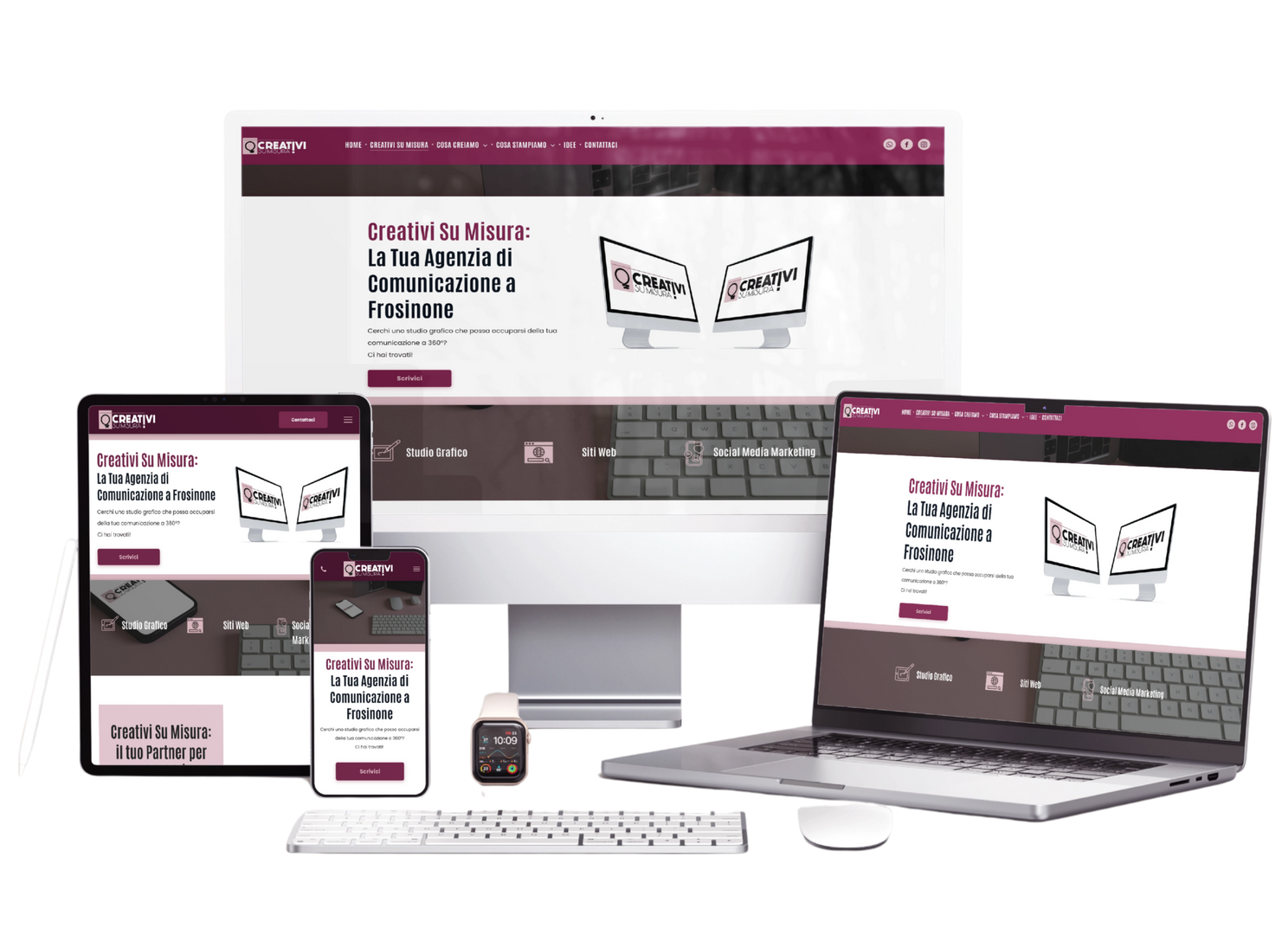 creativi su misura creazione siti internet responsive a Frosinone