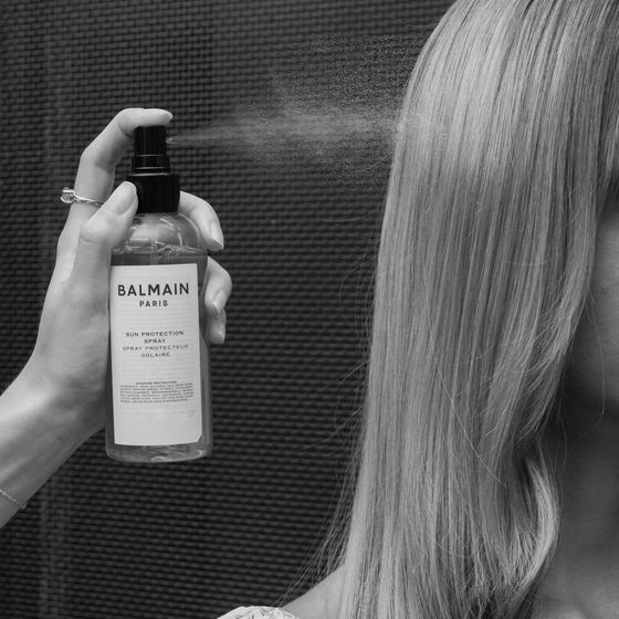 lacca per capelli del marchio Balmain