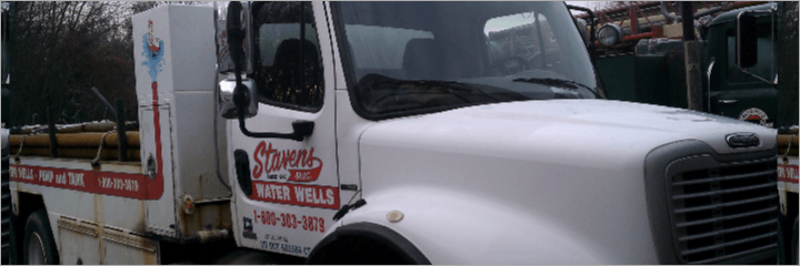 White truck with