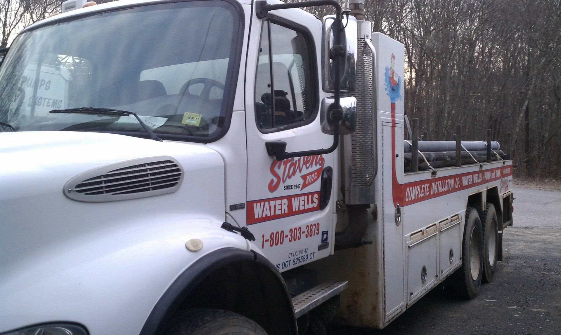 White truck with 